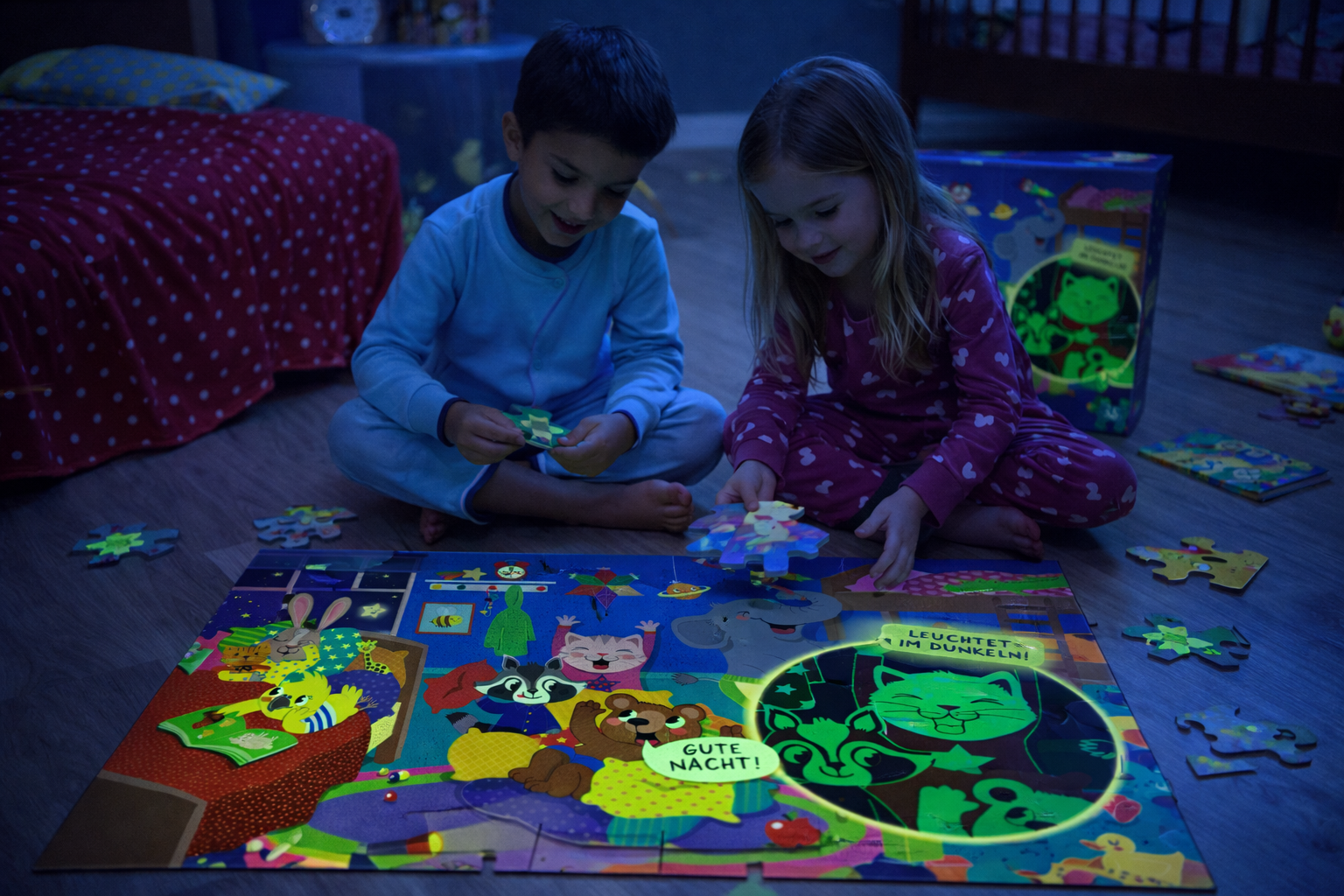 Glow-in-the-Dark Floor Puzzle
