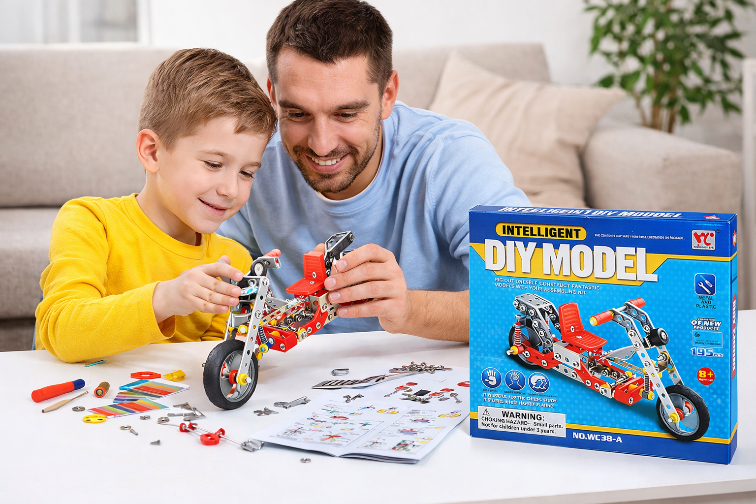 DIY Model Construction Kit (Motorbike)