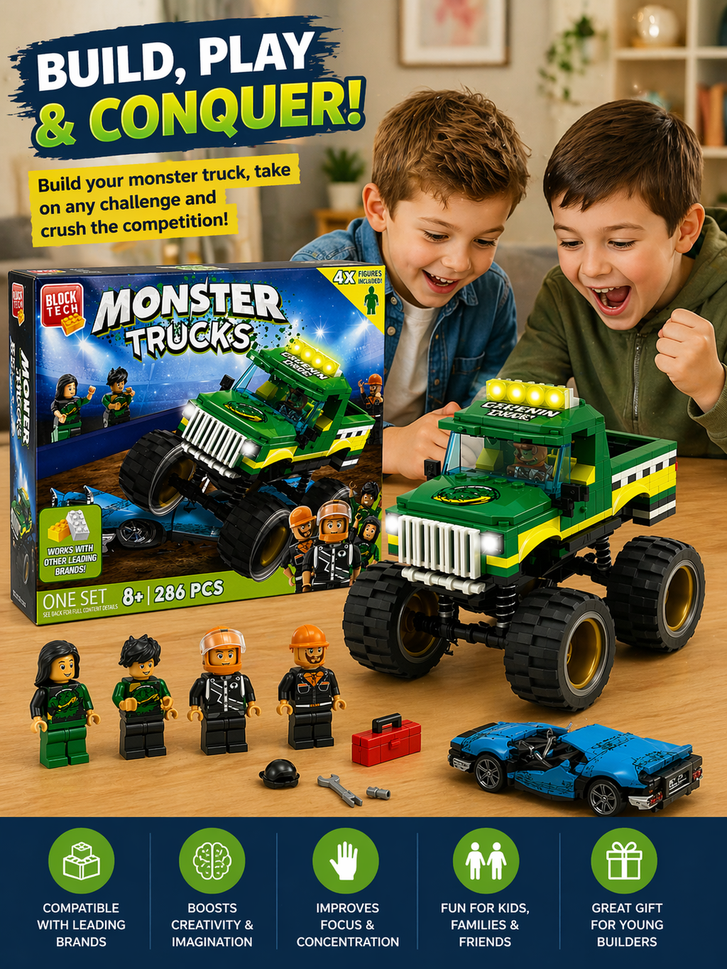 Monster Trucks Set