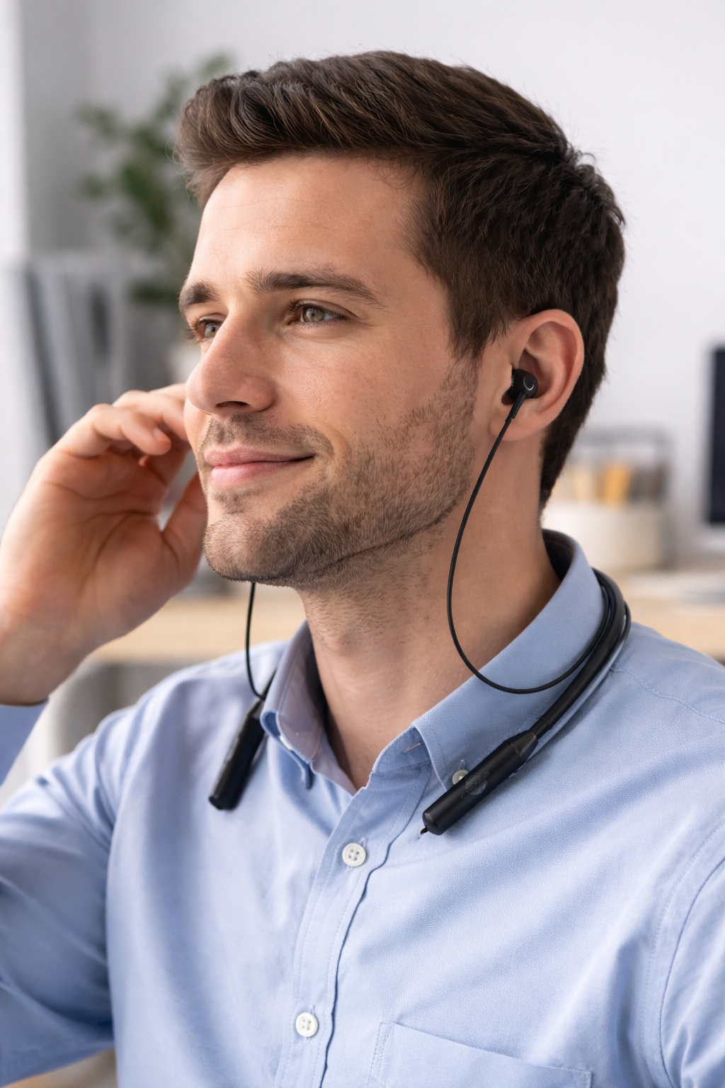 Wireless Neckband Headset