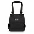 Tap2Own black nylon padded dog support harness with adjustable straps and ergonomic handle for mobility assistance.