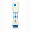 Tap2Own electric pet comb for lice and eggs, white and blue, with fine teeth and suction.