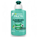 Tap2Own Garnier Fructis Aloe Secado Natural leave-in hair cream for dehydrated hair in a 300ml turquoise bottle.