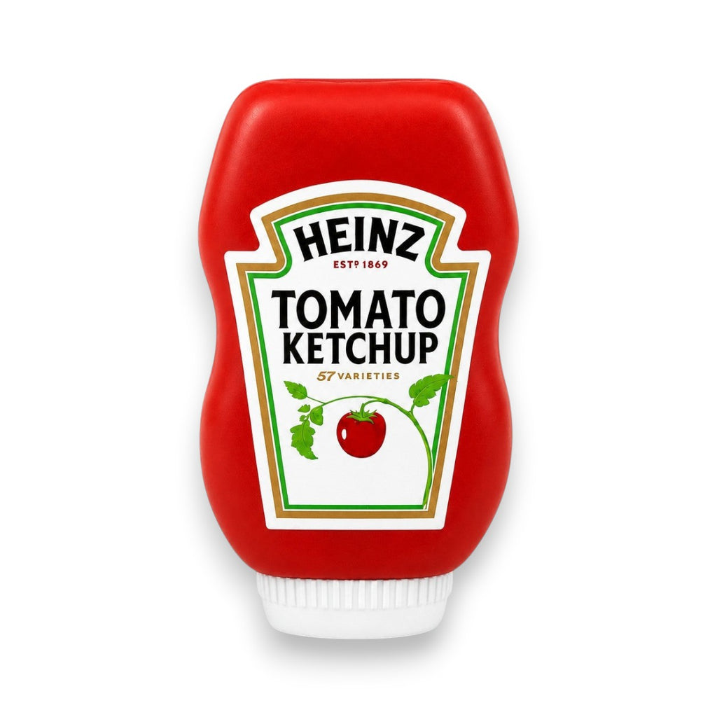 Tap2Own Heinz Tomato Ketchup Squeeze Bottle Dog Toy, red, durable, squeaker, novelty pet toy
