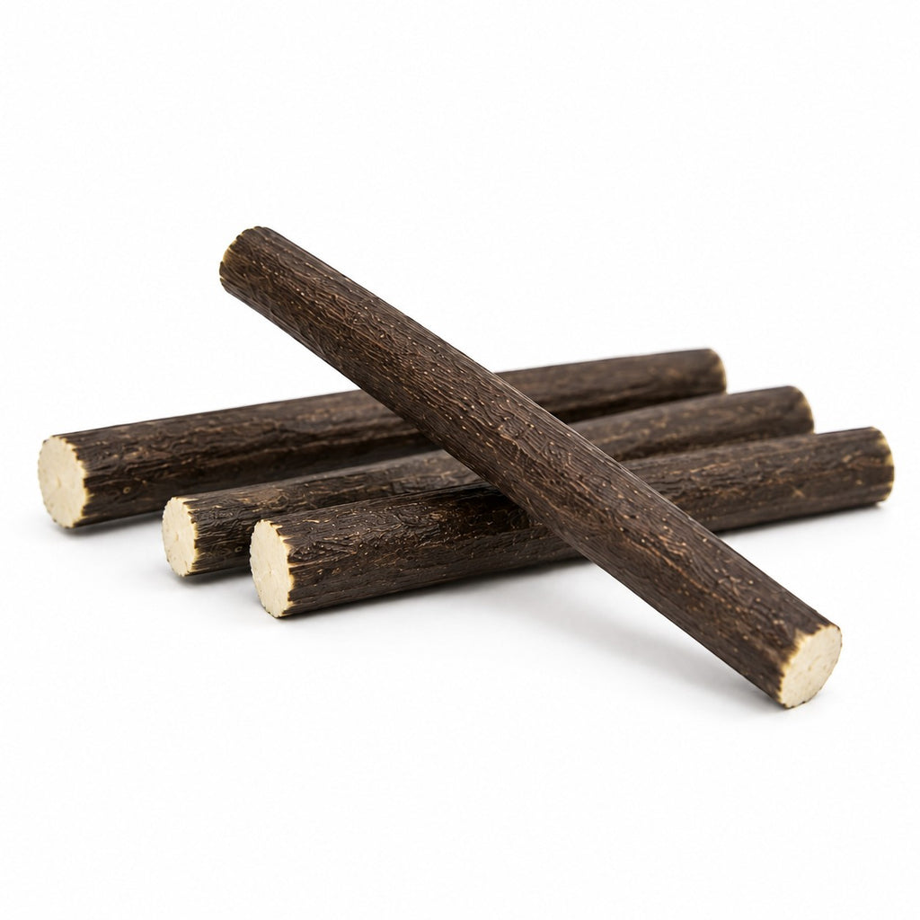 Tap2Own Natural Delight chew sticks for hamsters and small pets, natural wood, brown, pack of 5