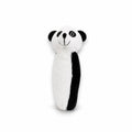 Tap2Own plush panda dog toy with black and white markings and embroidered face, perfect for interactive play.