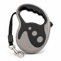 Tap2Own Automatic Retractable Dog Leash, blue and black, with ergonomic handle and metal clasp for medium dogs up to 20kg.