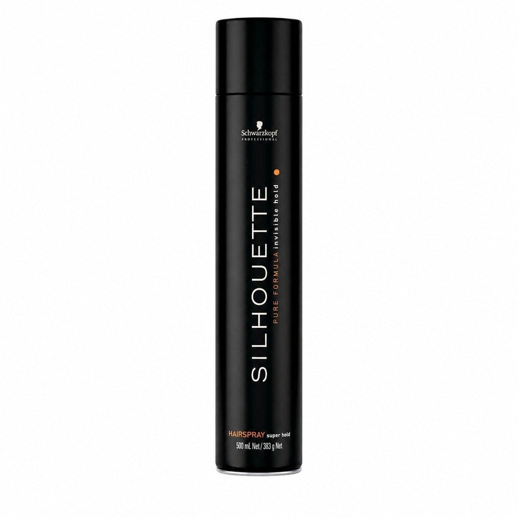 Tap2Own Schwarzkopf Professional Silhouette Super Hold Hairspray 500ml canister in black packaging