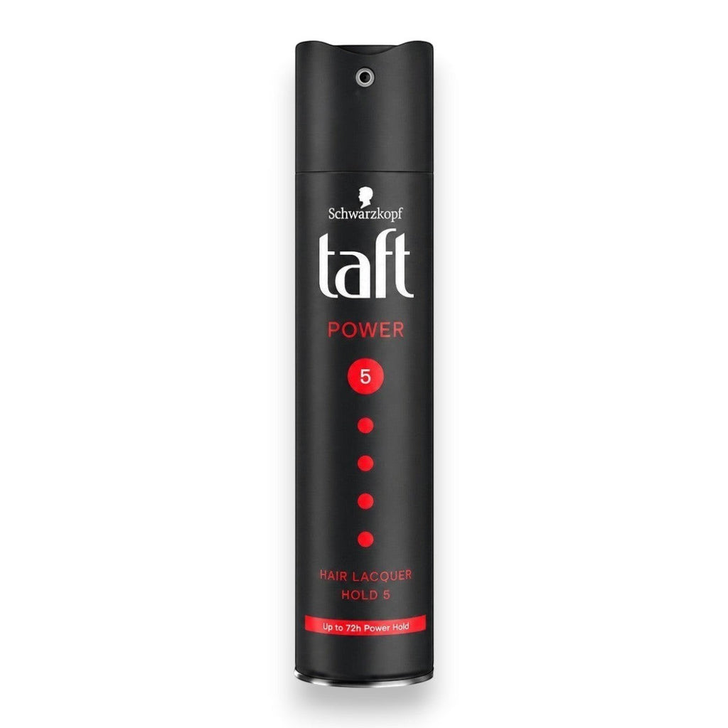 Tap2Own Schwarzkopf Taft Power hair lacquer spray with level 5 hold for long-lasting professional styling.